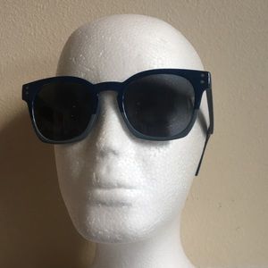 Sunglasses two tone blue frame quality  shades